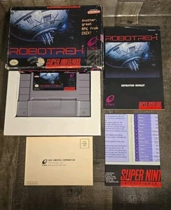 Robotrek Super Nintendo SNES Complete in Box CIB Poster Map Chart - Picture 1 of 23