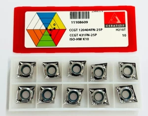 CERATIZIT Inserto di tornitura CCGT120404FN-25P H210T per alluminio NUOVO 10 pz. - Foto 1 di 4