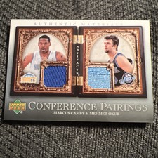 2007-08 Artifacts Conference Pairings Card #CPCO Marcus Camby/Mehmet Okur