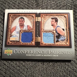 2007-08 Artifacts Conference Pairings Card #CPCO Marcus Camby/Mehmet Okur
