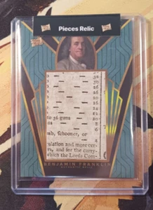 Benjamin Franklin - 2023 Pieces Of The Past OTSO-3 - Picture 1 of 2