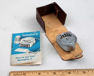 Vintage Leica Metraphot 2 Light Exposure Meter in Original Leather Case + Manual - Picture 1 of 12