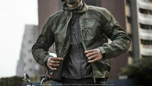 "Chaqueta de montar Windfarer color oliva para Royal Enfield" - Imagen 1 de 11
