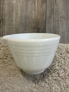 Vintage White Glass #13 Pyrex Hamilton Beach Mixing Bowl USA Racine Wisconsin  - Picture 1 of 8