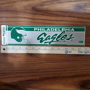 Vintage Wincraft Philadelphia Eagles Bumper Sticker NFL Football Decal - Picture 1 of 2