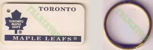 NHL Key Ring / Key Chain / Toronto Maple Leafs (NOS) - Picture 1 of 2
