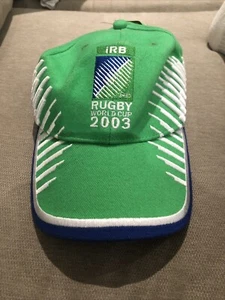 IRB Official Vintage Rugby World Cup 2003 Hat Cap Sports Collectable - Picture 1 of 5