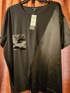 alfani plus size 3x black tops womens - Picture 1 of 8