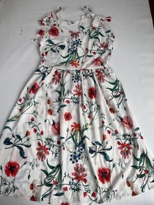 Nuevo con etiquetas Vestido sin mangas floral Crazy Gotend para mujer talla S pequeño núcleo de cabaña - Imagen 1 de 10