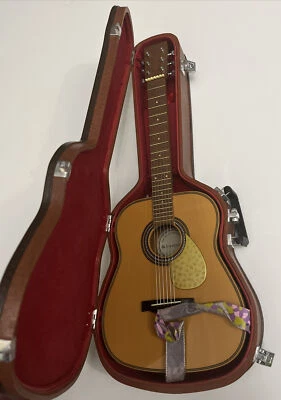 American Girl Doll  acoustic Guitar  Set with Case, and guitar Strap  - Image 1 of 4