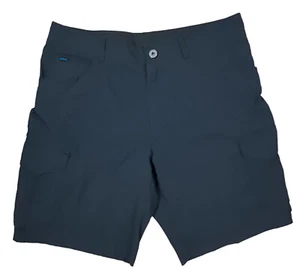 Kuhl Cargo Shorts Charcoal Gray Nylon Breathable Outdoors Casual Mens 36 - Picture 1 of 10