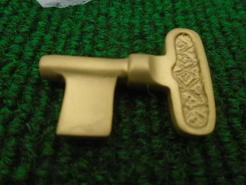 BRASS POCKET DOOR BIT KEY BLANK for POCKET DOOR LOCKS -STYLE #2  (33171) Cover