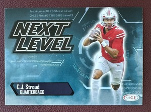 C.J. Stroud 2023 Sage Next Level Insert RC Rookie Card# 81  QB Texans