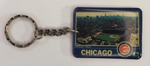 Vintage MLB Chicago Cubs Wrigley Field Souvenir Resin Keychain Keyring - Picture 1 of 4