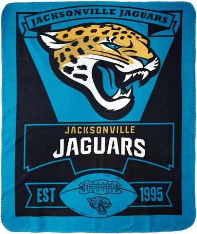Jacksonville Jaguars 50" x 60" Marque FleeceThrow Blanket by Northwest Cover