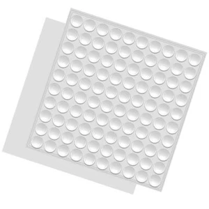 100pcs Self Adhesive Silicone Rubber Cabinet Door Pad Bumper Stop Damper Cushion - Picture 1 of 8