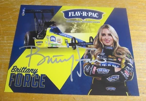 Brittany Force Driver Autographed Signed 8X10 Photo NHRA Drag Racing - Picture 1 of 3