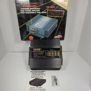 Pyramid Gold Serie 2-Kanal überbrückbarer Hochleistungsverstärker, Neu im Karton Nos PB-290G - Bild 1 von 7