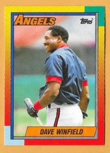 DABE WINFIELD ANGELS #130T - TOPPS NEGOCIADO CASI NUEVO-COMO NUEVO 1990 - Imagen 1 de 2