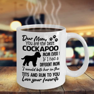 Cockapoo Hund, Cockerpoo, Spudel, Cockapoodle, French Montay, Cockapoo Hund, Tassen, Becher, 2 - Bild 1 von 5