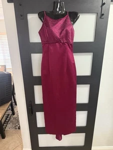 Gunne Sax Jessica McClintock Magenta Partykleid Größe 5/6 - Bild 1 von 4
