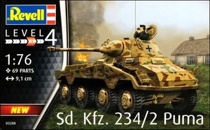 Revell 03288 - 1:76 Sd.Kfz. 234/2 Puma - Picture 1 of 5
