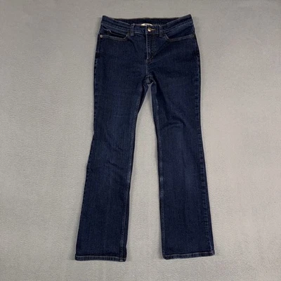Duluth Trading Co. Jeans Womens 6x31 Blue Straight Stretch Denim Cotton Blend - Image 1 of 4