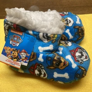New Nickelodeon Paw Patrol FUZZY BABBASLIPPER SOCKS Size 2T/3T - Picture 1 of 8