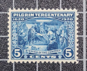 Scott 550 - 5 Cents Pilgrim Tercentenary MNH PSE Cert Grade 90 SCV - 275,00 $ - Bild 1 von 3
