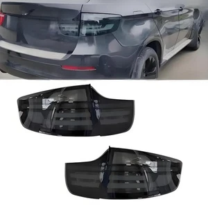LED Tail Lights Lamps 4PCS For BMW X6 E71 Smoked LED 2008 2009-2013 2014 - Picture 1 of 9