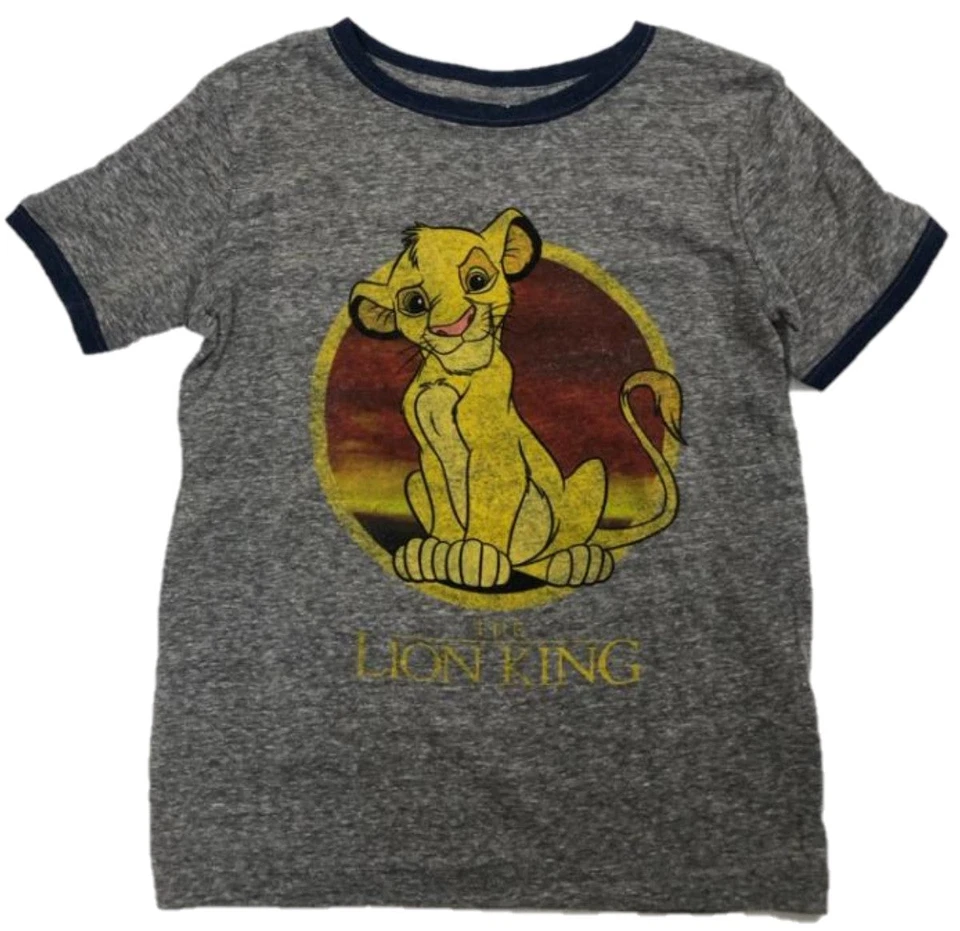 Camiseta Camiseta Walt Disney Rey León Simba Círculo de Luz Niños Foto 1 de 1