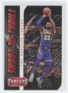 2018-19 Panini Threads #12 LeBron James Shoot to Thrill - Picture 1 of 2