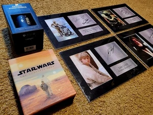 Star Wars – The Complete Saga – 9 Blu-ray Box (Episoden I–VI) + Autogrammdrucke - Bild 1 von 15