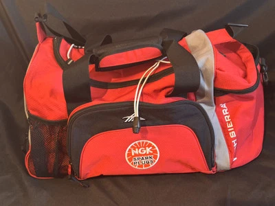 High Sierra Red And Black Duffle Bag 20” x 11” Travel, Workout, Sports - Image 1 of 4