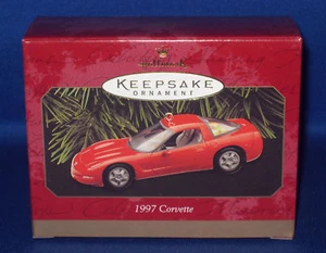 1997 HALLMARK "1997 CORVETTE" XMAS KEEPSAKE ORNAMENT - Picture 1 of 2