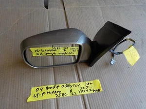 2004 honda oddysey left driver side power mirror tan beige 358c b22 - Picture 1 of 9