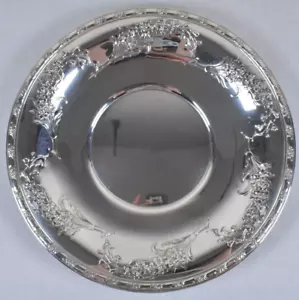 Larkspur by Wallace Sterling Silver #5965 vassoio piatto traforato 10" (NON ROTTAMI) - Foto 1 di 16