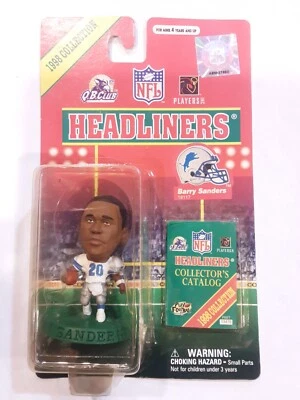 NFL HEADLINERS 1998 COLECCIÓN DETROIT LIONS BARRY SANDERS FIGURA DE 3" NOS Foto 1 de 4