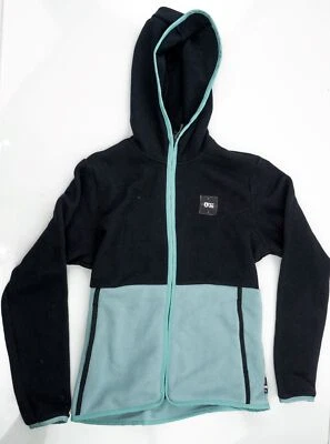 Chaqueta polar Picture Mode capa media para mujer grande verde azulado negro cremallera térmica  Foto 1 de 2