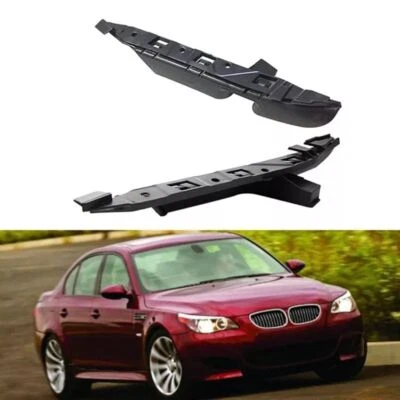 One Pair For BMW E60 E61 525i 530i 545i Front Left & Right Bumper Guide Support - Image 1 of 4