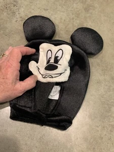 Disney Mikey Mouse Infant Black Hat With Ears Baby 6 - 12 Months - Picture 1 of 6