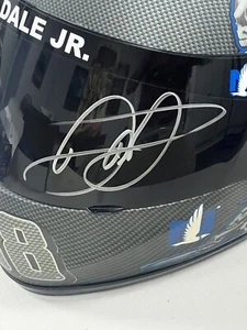 DALE EARNHARDT JR SIGNED FULL-SIZE REPLICA NATIONWIDE SKULL HELMET PROOF - Picture 1 of 8