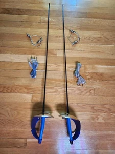 Advance Competitive Electric Sabre Olympic Fencing Bundle 2x Sabre+Body+MaskCord - Picture 1 of 13