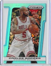 2013-14 Panini Prizm Basketball Carlos Boozer Die-Cut Blue Prizm Bulls /199