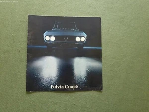 Lancia FULVIA COUPE Deluxe Dealer FOLD OUT SALES BROCHURE # 8799385 4 Lanuages - Picture 1 of 15