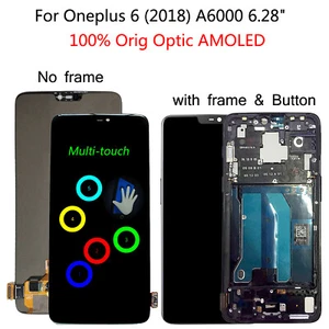 Original AMOLED 6.28" For Oneplus 6 A6000 LCD Display Touch Screen Digitizer - Picture 1 of 11