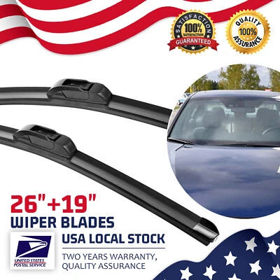 Par de limpiaparabrisas delantero 26"+19" para todas las estaciones para Infiniti M35h 2012 2013 Foto 1 de 4