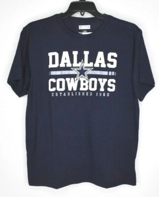 Team Apparel Dallas Cowboys Adult T-Shirt Blue 100% Cotton - Image 1 of 3
