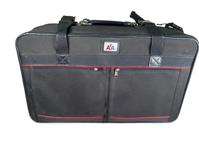 Bagagem de mão vintage American Airlines lateral macia mala de lona azul - Imagem 1 de 4