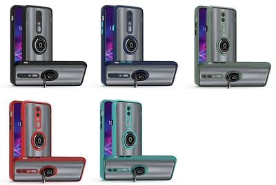 For Coolpad Legacy Brisa / Legacy 2 (2020) Magnetic O-Ring Stand Case Cover